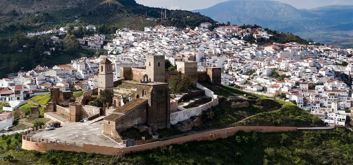 The village of Álora in inland Málaga